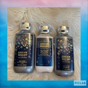 Bath & Body Works Dream Bright Shower Gel & Body Lotion Bundle - New x3